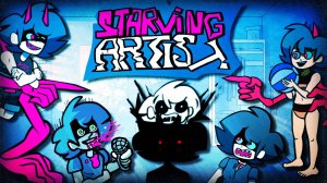 😮 Голодающую художницу зовут Ребекка ❗❕❗ FNF - Starving Artist / Retaken Sanity MOD