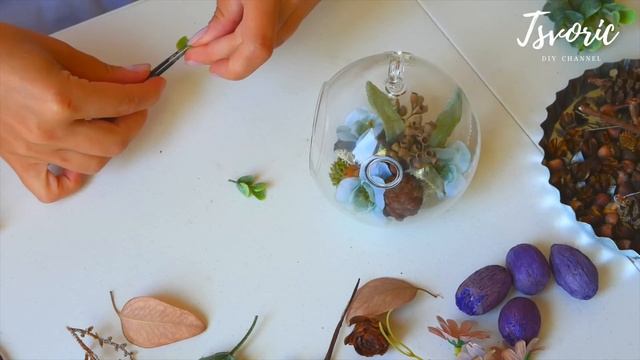 Быстрый декор стеклянного шара / DIY TSVORIC