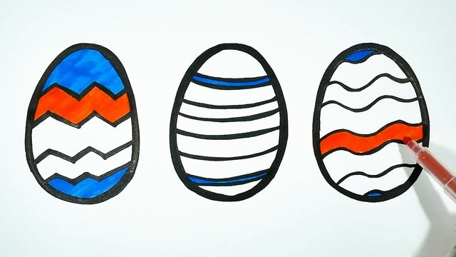 ПАСХАЛЬНЫЕ ЯЙЦА РАСКРАСКА И РИСОВАНИЕ УЧИМ ЦВЕТА НА АНГЛИЙСКОМ смотреть онлайн