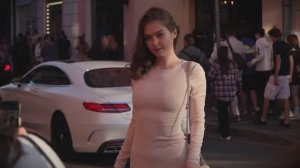 4K. Luxury of Russia Amazing Girls Cars, In Moscow Virtual Walking City Tour.