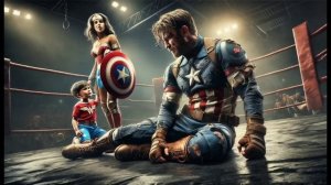 Captain America fights against Thanos💥Revenge of Captain America#ai#music#aveng