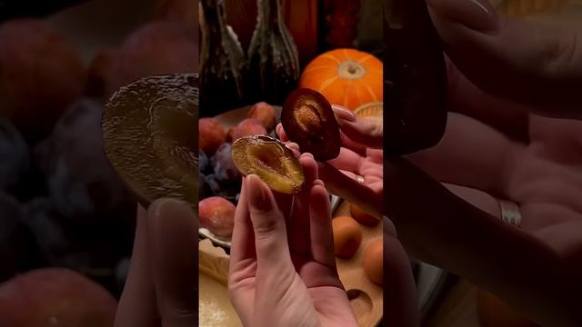 Манник со сливами #манник #рецепт #выпечка #домашняяеда