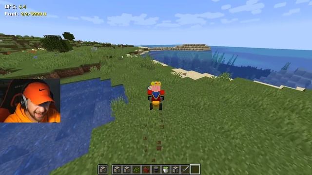 Minecraft Manhunt but I trolled with CARS MOD! смотреть онлайн