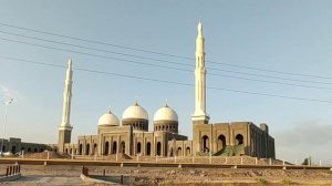 Строительство новой  мечети в Алмалыке