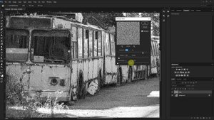 Эффект пленочного зерна в фотошопе | Секреты и Уроки Фотошопа №30| Фото Лифт