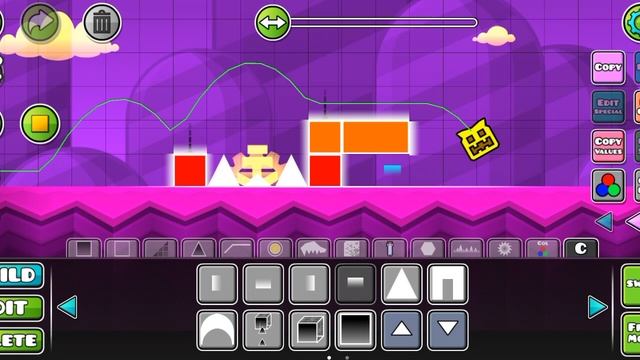 geometry dash create level colbreaks-10000 part 1