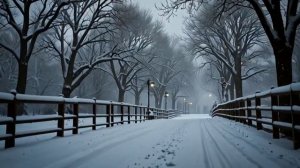 Снег идет, снег идет.