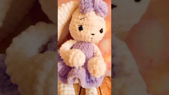 Мой любимый малыш-зайчик в сиреневом платье.  По всем вопросам-пишите в соцсети @igrushka_yar