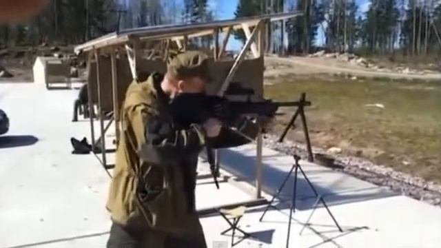 Пулемёт Печенег Стрельба ☢ Россия