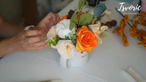 Осенняя композиция в чашке / DIY TSVORIC