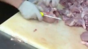 обвалка курицы