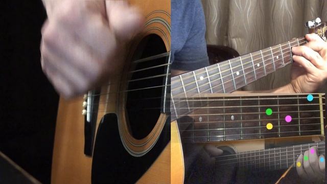 Как играть на гитаре версию песни "Я тоже был веселым и беспечным.." группы "Воскресение" смотреть онлайн