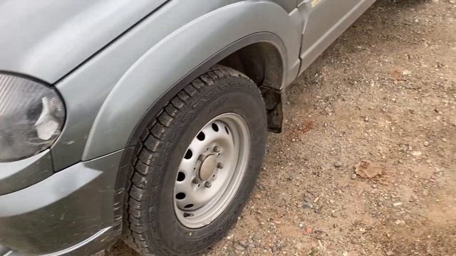 Шнива, просто новые колеса. Почему без проставок? Резина Triangl tr292 215/75/15