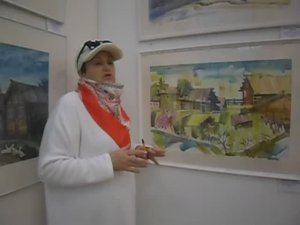 СПб. "Русский Север" Ирина Ерошкина экскурсия на Выставке в Союзе художников Санкт-Петербурга.