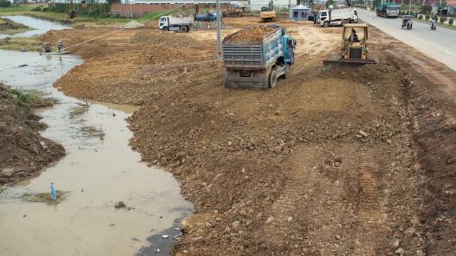 Строительство, пару обзоров на засыпку территорий