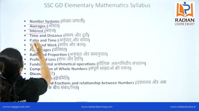 SSC GD Syllabus 2021 | SSC GD Constable Exam Pattern & Detailed Syllabus in Hindi | Radian Learning