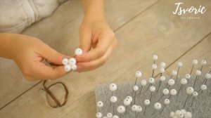 An easy way to make a SNOWBERRY / Простой способ сделать СНЕЖНОЯГОДНИК  / DIY TSVORIC