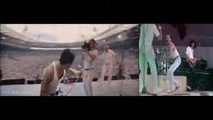 Bohemian Rhapsody 2018 vs Live Aid Concert 1985