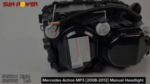 Mercedes Actros MP3 (2008-2012) Manual Headlight