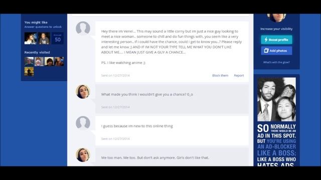 Being A Woman On a Dating Website: Part 2 смотреть онлайн