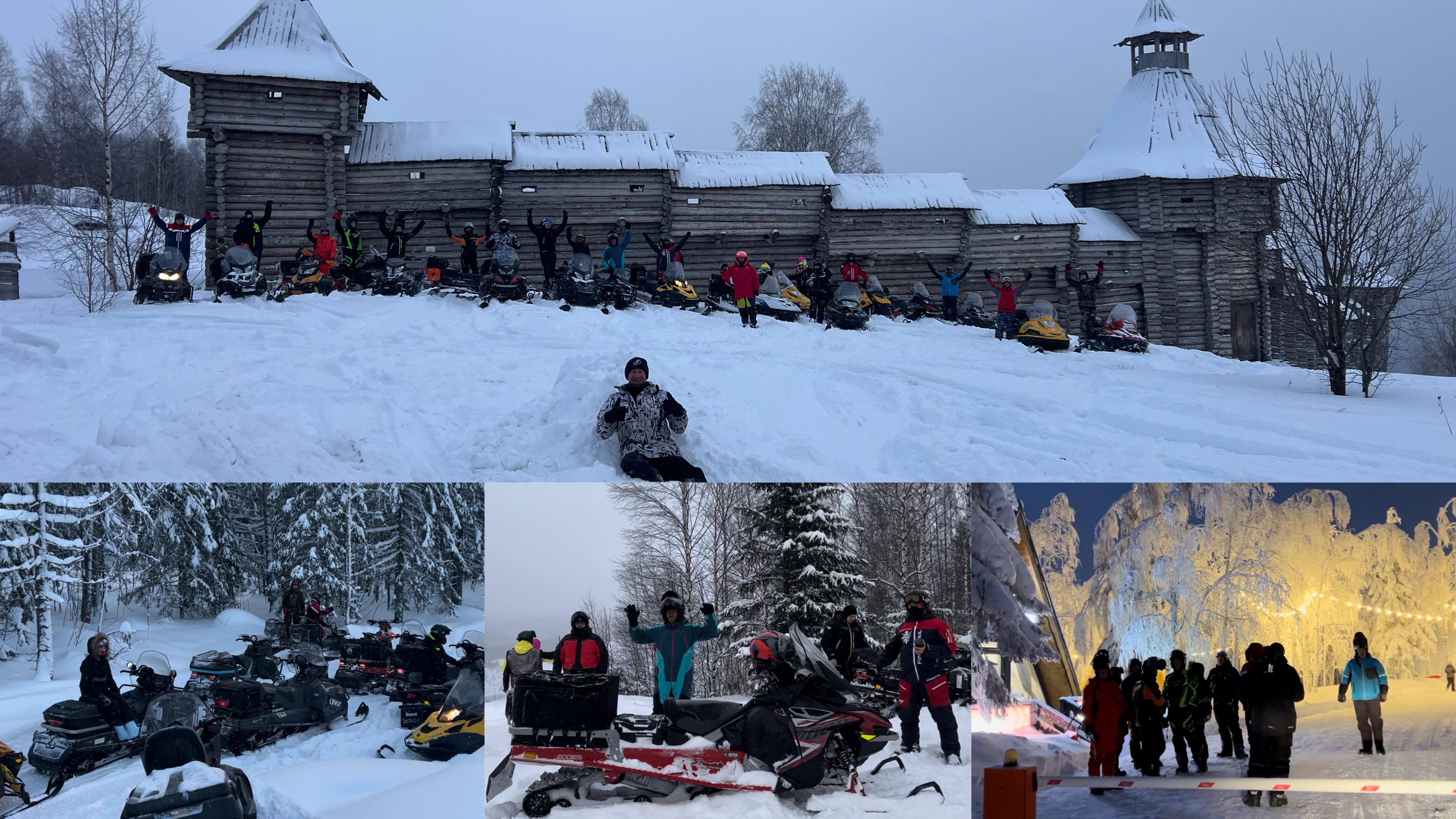 Пермь открыла снегоходный сезон в Губахе снегоходы AODES STELS RM ТАЙГА BRP