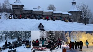 Пермь открыла снегоходный сезон в Губахе снегоходы AODES STELS RM ТАЙГА BRP