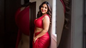 [4K] AI ART Indian Model Lookbook Al Art Video (Do You Like My Colourful Traditional Saree Outfits?