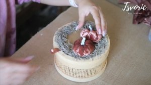 Декор осенней шкатулки / DIY TSVORIC