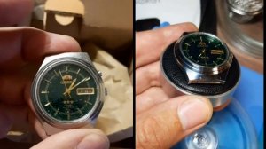 Orient с шахматным циферблатом