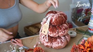 Композиция из бархатных тыкв / DIY TSVORIC