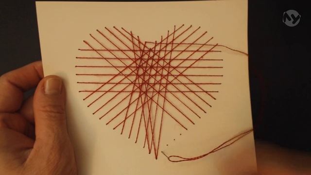 Изонить. Сердечко. смотреть онлайн