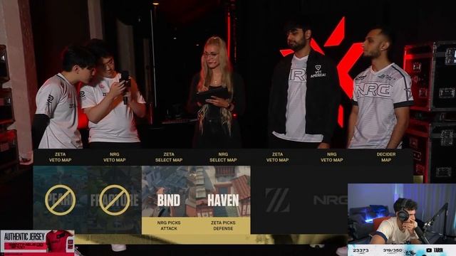 2nd LONGEST map VETO in Valorant HISTORY  NRG vs ZETA