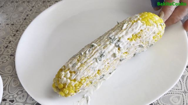 How To Make Mexican Elote Corn Recipe | BakitaCooks смотреть онлайн