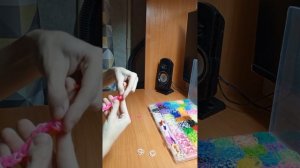 плету браслет " тротуар" на рогатке