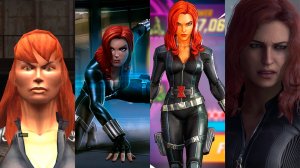 Эволюция Черной Вдовы   в видеоиграх/Evolution of Black Widow Games