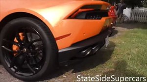 Lamborghini Huracán с ГОНОЧНЫМ ВЫХЛОПОМ!