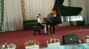 Экзамен по фортепиано в 1 классе.