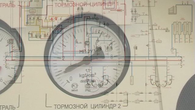 Работа БТО при принудительном отпуске тормозов локомотива, нажатием на кнопку ОТПУСК ТОРМОЗА