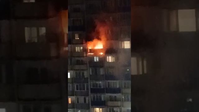 Пожар Новосибирск