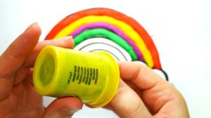 Радуга Раскраска из Плей До для Детей - How to Make Coloring Rainbow with Play Doh for Kids
