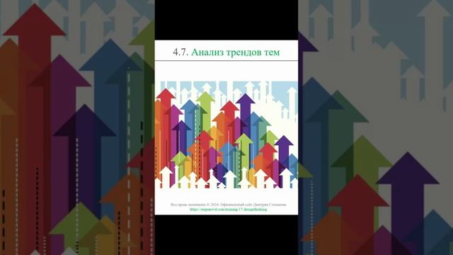 Анализ трендов тем || Дизайн-мышление (словарь) #designthinking