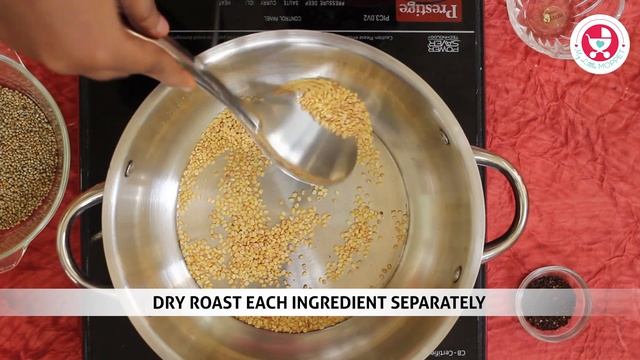 Instant Bajra Moong Dal Porridge Powder| Kambu porridge [Travel Recipe for Babies]