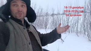 Распиловка дрова, возвращение легендарный бензопила Урал. погода -20° .