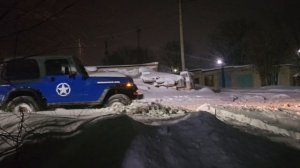 Jeep,зима,снег