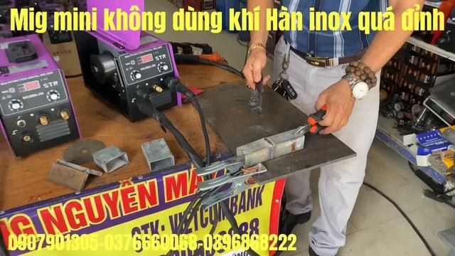 🔴Máy Hàn mig mini MMA200 KHÔNG DÙNG KHÍ HÀN INOX QUÁ ĐỈNH