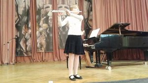 Должиков - романс "Ностальгия" (Ksu plays flute 02.04.2014)