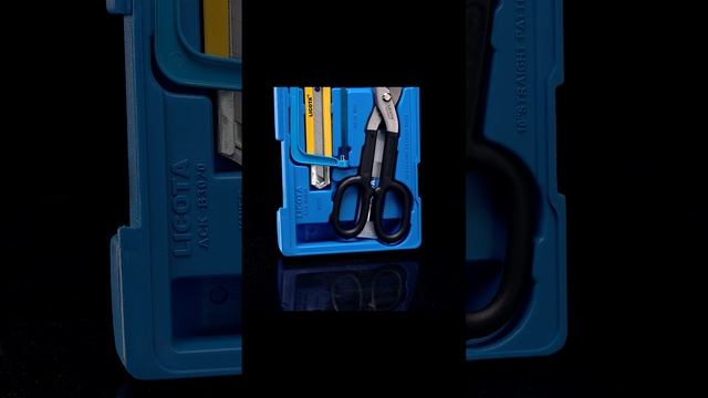 Набор режущего инструмента: ножницы по металлу, ножовка, ножницы электрика, нож. Licota ACK-B3020