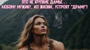 Это не хрупкие дамы...
Любому мужику, из жизни, устроят "драму"! Премьера песни!!!