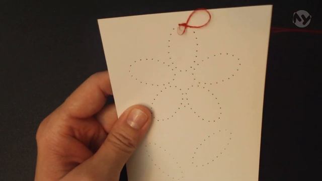 Изонить. Цветочек. смотреть онлайн