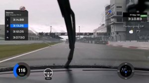 Mazda MX-3 V6 KLZE Rain Session @Nürburgring GP Circuit